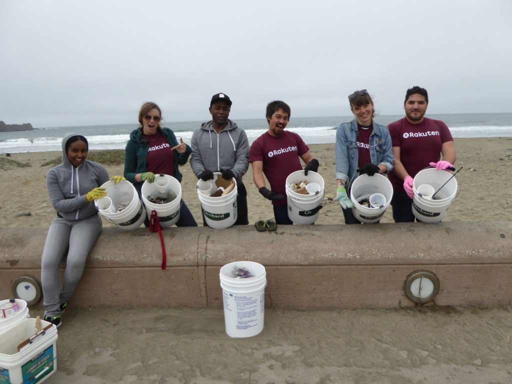 rakuten beach cleanup