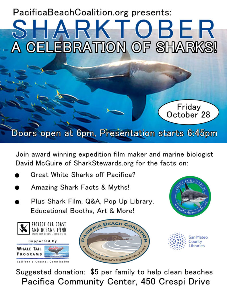 sharktober event flyer