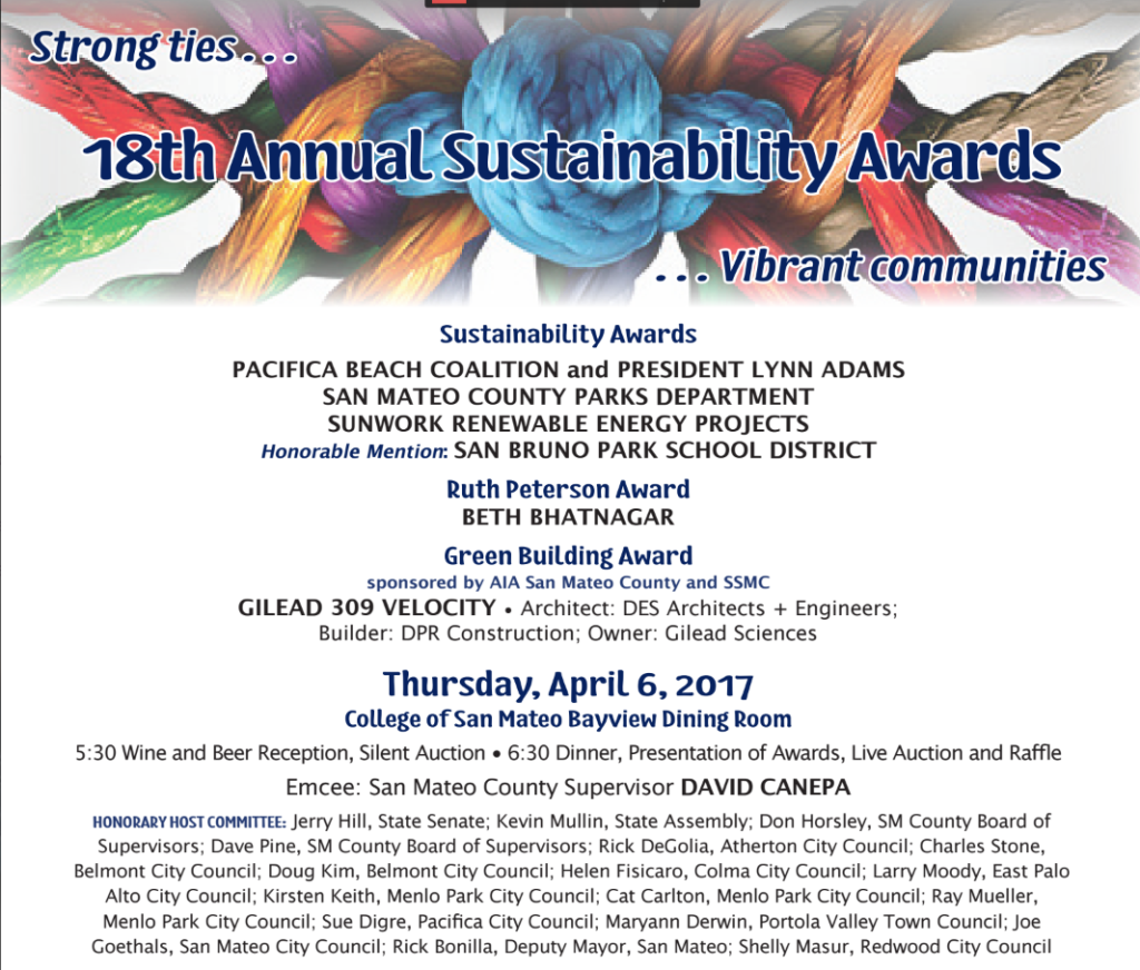 San Mateo Sustainable award